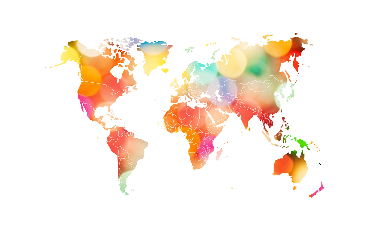 Your Own World, Confetti Mural Wallpaper - pure wallpaper artwork