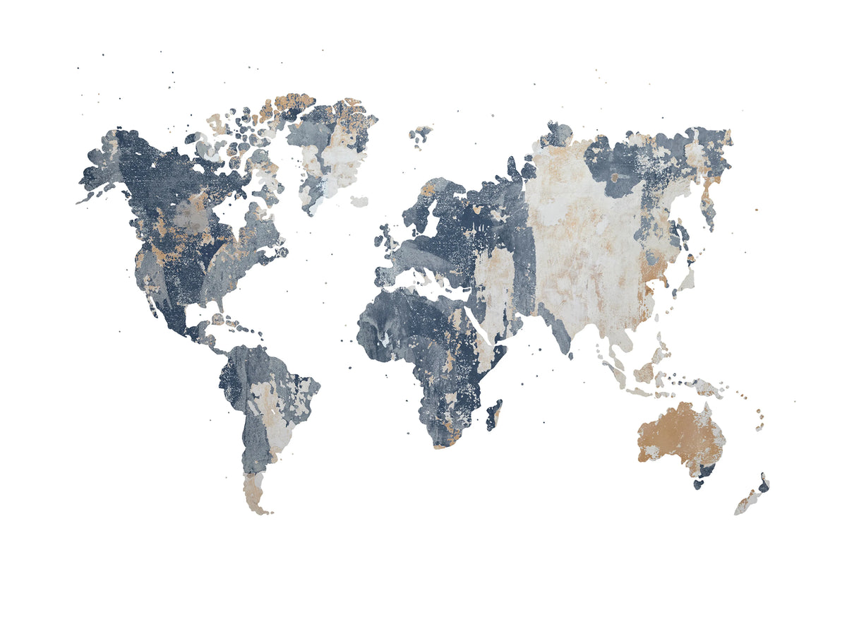 Your Own World, Battered Wall Mural Wallpaper - pure wallpaper artwork