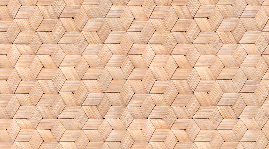 Birch Bark Braids Mural Wallpaper