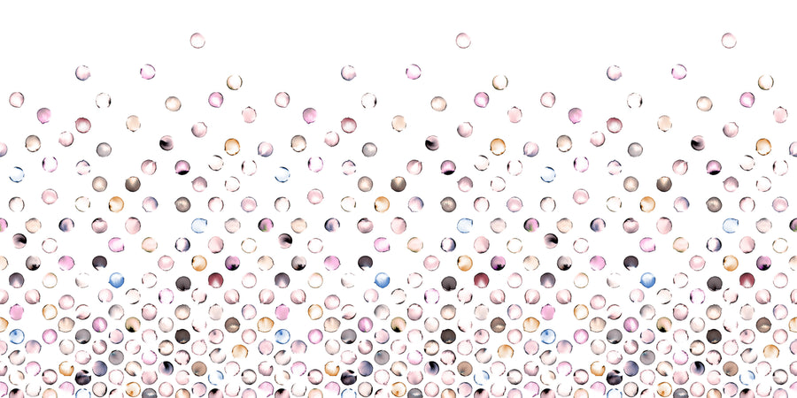 Lenses, Peach Mural Wallpaper
