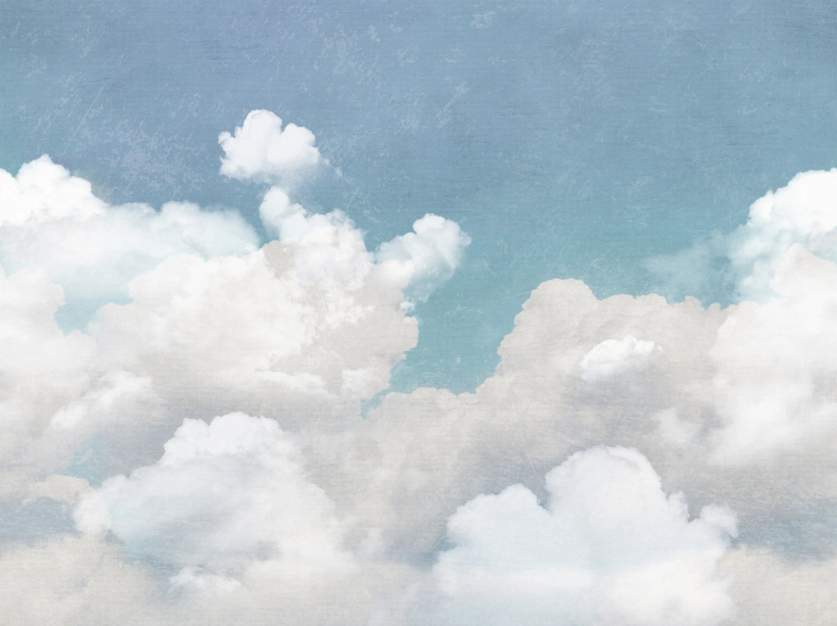 Cuddle Clouds Mural Wallpaper - pure wallpaper artwork