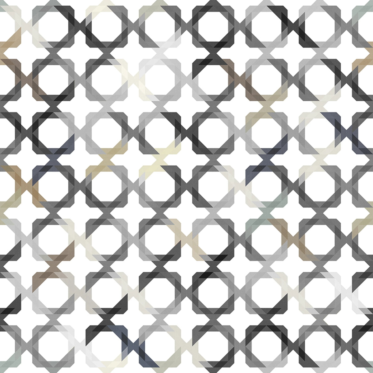 Patchwork Play, Gray Mural Wallpaper - pure wallpaper artwork