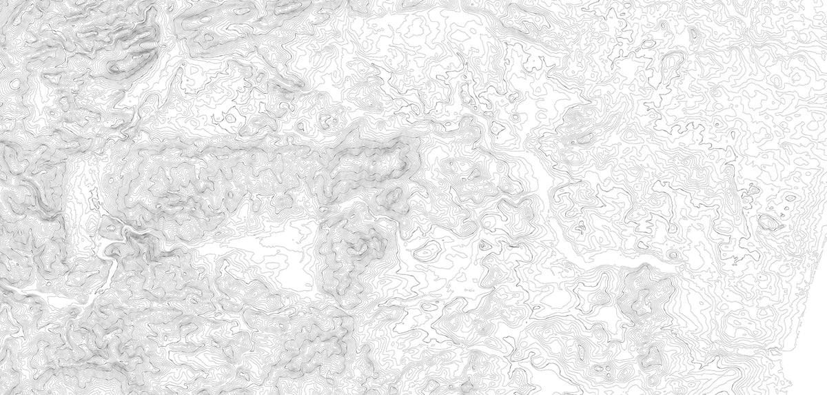 Elevation Lines, White Mural Wallpaper - pure wallpaper artwork