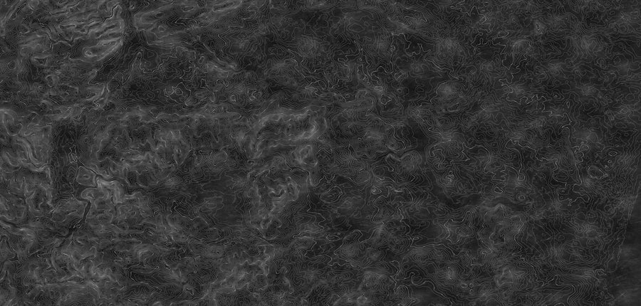 Elevation Lines, Black Mural Wallpaper