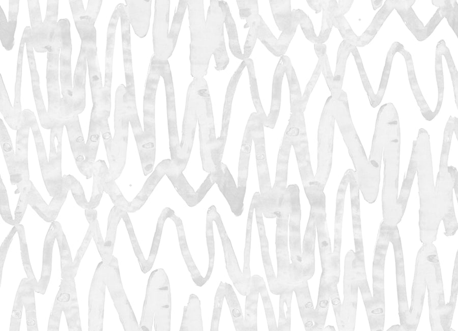 Pulse of Passion, White Mural Wallpaper