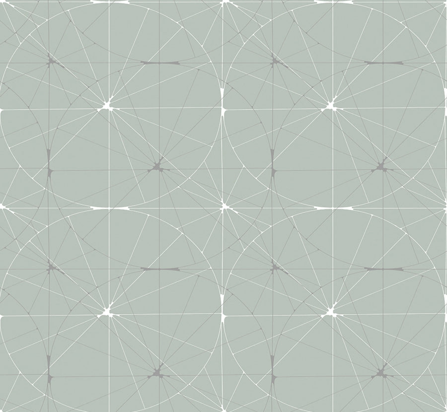 Perfect Fit, Mint Green Mural Wallpaper