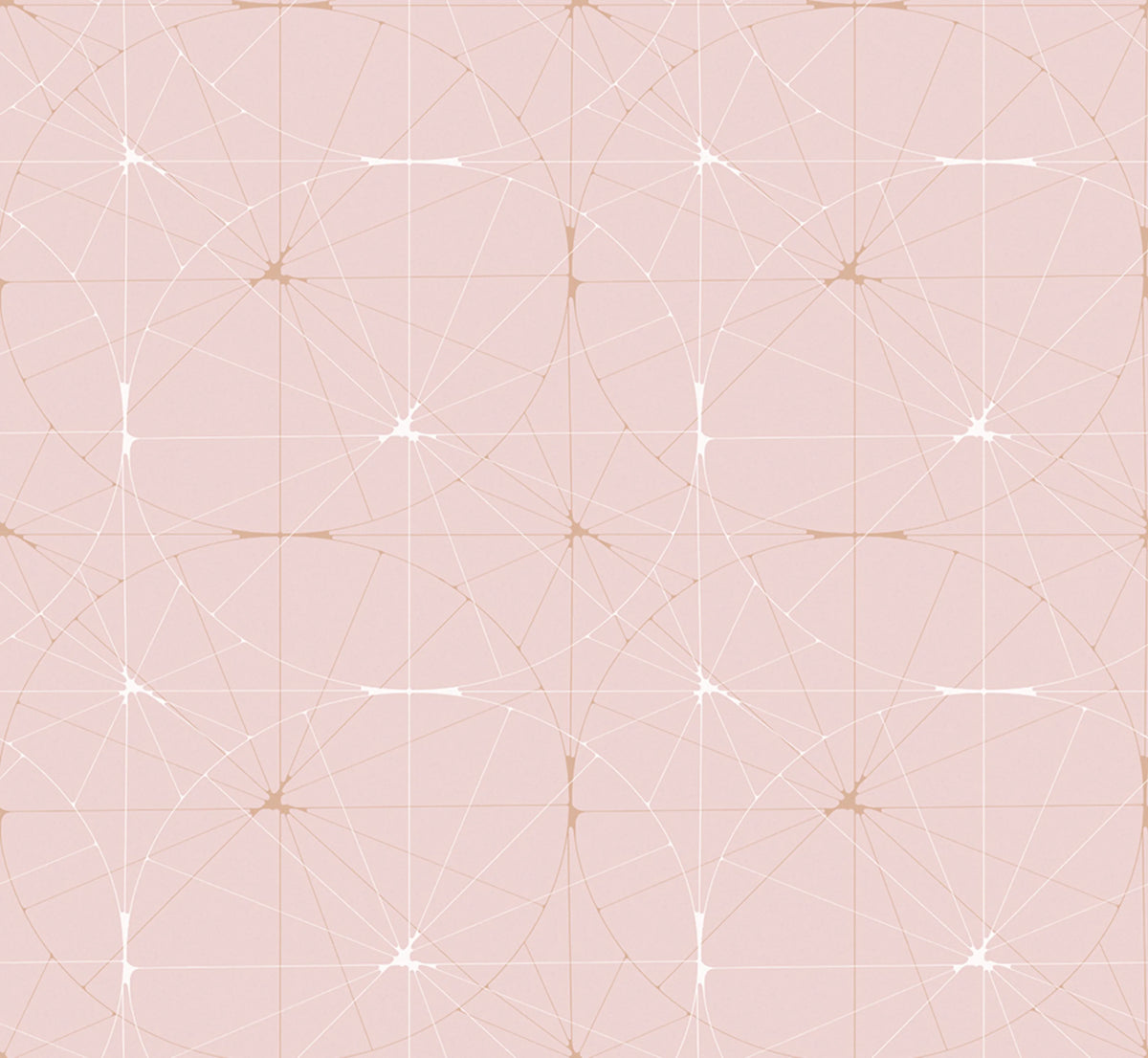 Perfect Fit, Powder Pink Mural Wallpaper - pure wallpaper artwork