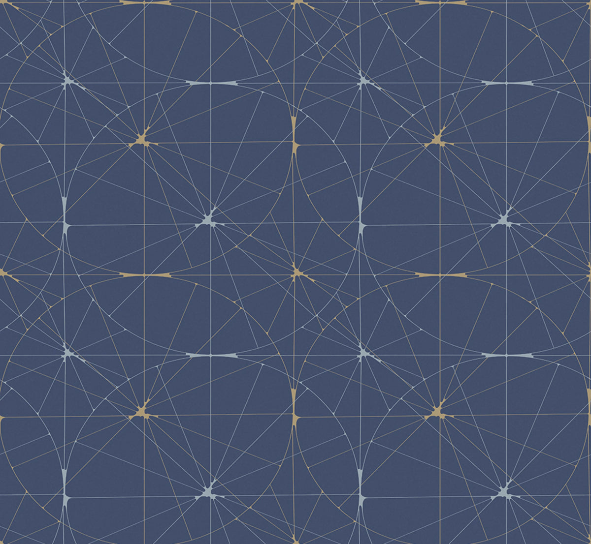 Perfect Fit, Royal Blue Mural Wallpaper - pure wallpaper artwork