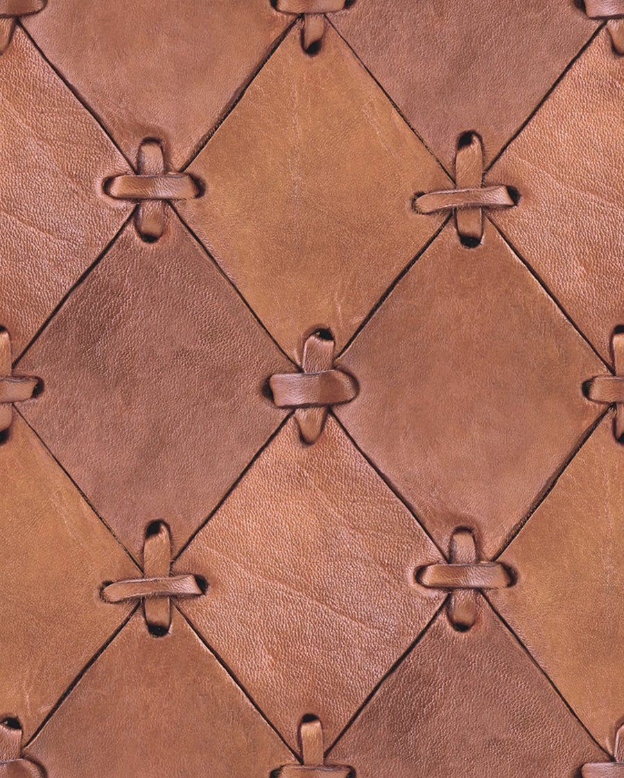 Leather Rhombs Mural Wallpaper