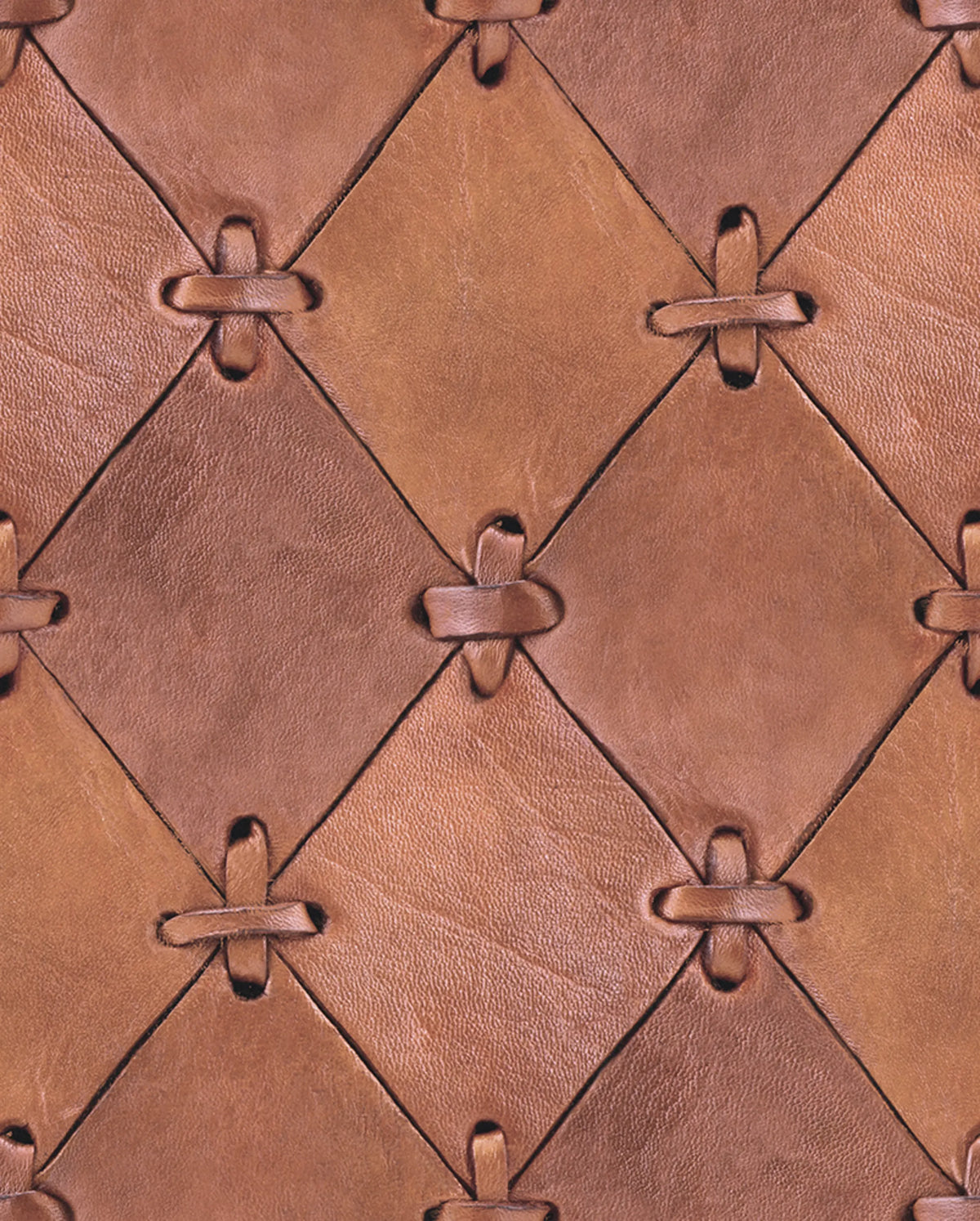 Leather Rhombs Mural Wallpaper - pure wallpaper artwork