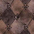 Leather Rhombs, Vintage Mural Wallpaper - pure wallpaper artwork