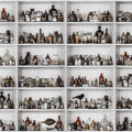 Cabinet of Curios, Raw Mural Wallpaper - pure wallpaper artwork