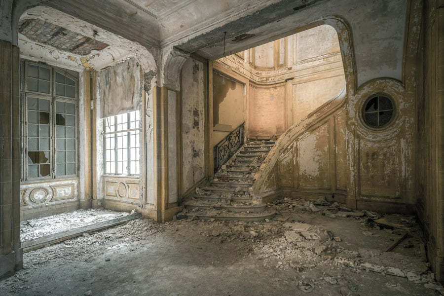 Raw Chateau Mural Wallpaper