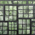 Perspective Jardin, Noir Mural Wallpaper - pure wallpaper artwork