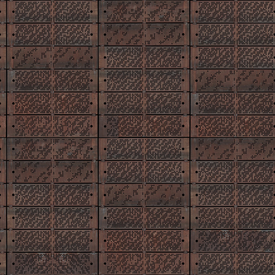 Time on Iron Mural Wallpaper