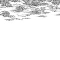 Cotton Skies, Black Mural Wallpaper - pure wallpaper artwork