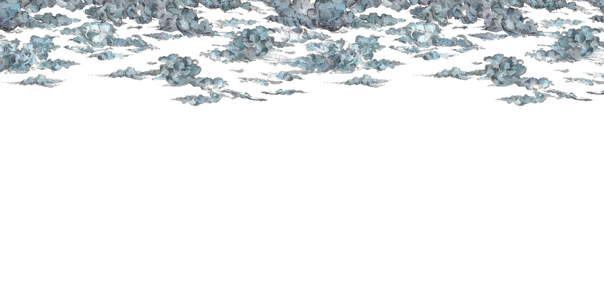 Cotton Skies Mural Wallpaper - pure wallpaper artwork