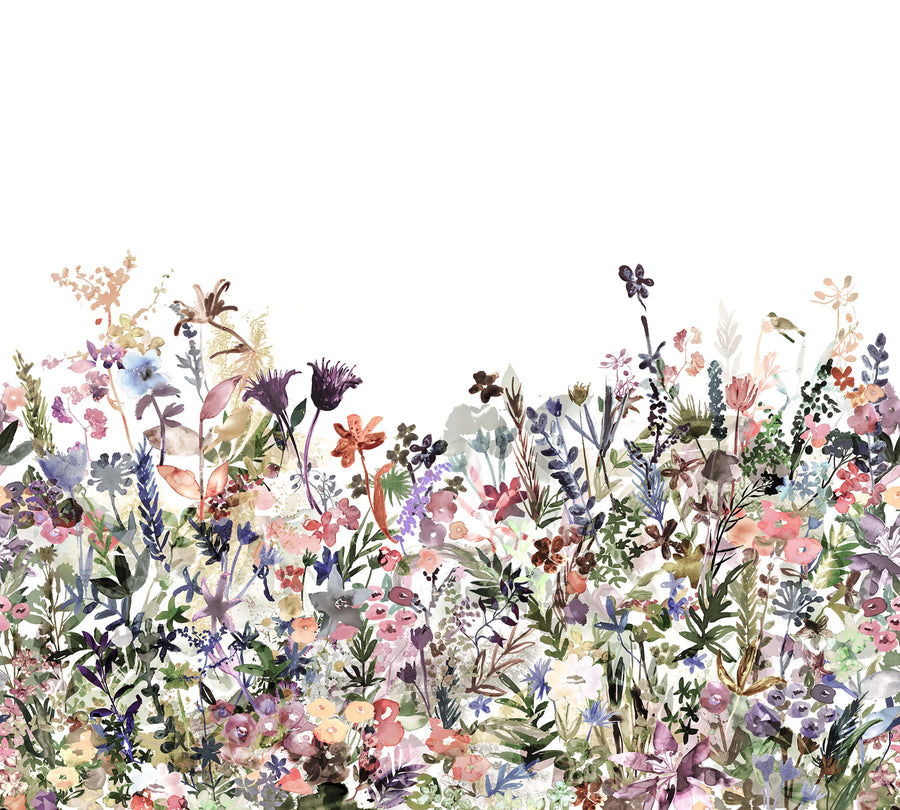 May Meadow, Pastel Mural Wallpaper