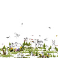 The Rabbits Playground Mural Wallpaper - pure wallpaper artwork