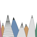 Mountain Ridge, Color Mural Wallpaper - pure wallpaper artwork