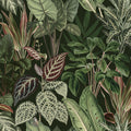 Mischievous Monkeys, Lush Mural Wallpaper - pure wallpaper artwork