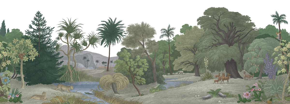 Jungle Land, Color Mural Wallpaper - pure wallpaper artwork
