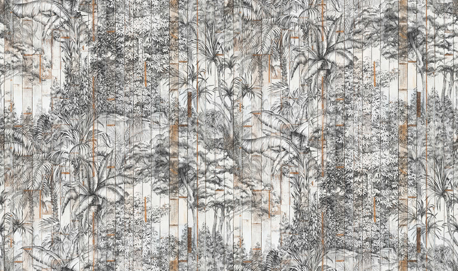 Secret Garden, Bali Boards Mural Wallpaper