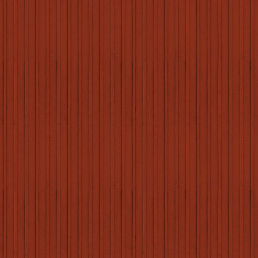 Swedish Cottage, Red Mural Wallpaper