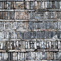 Stacked Bricks Mural Wallpaper - pure wallpaper artwork