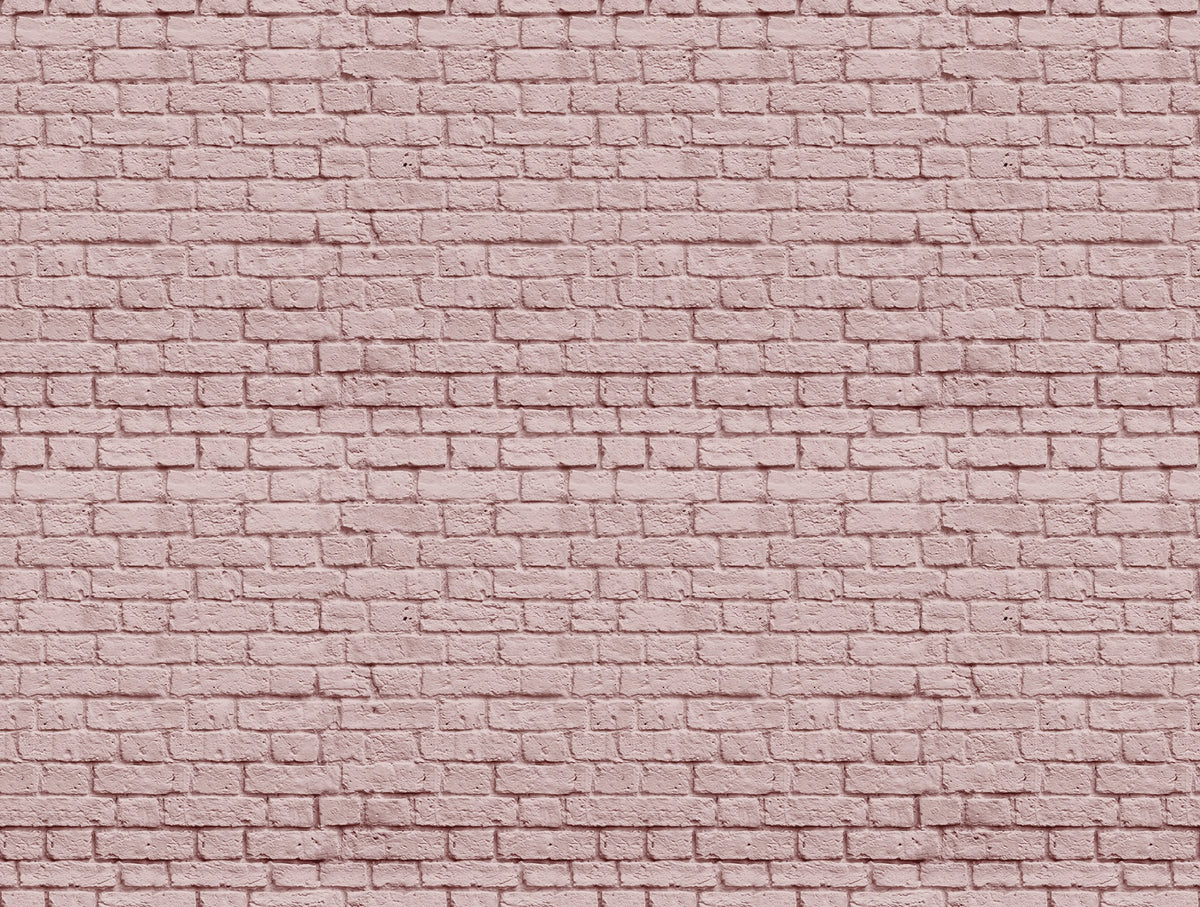 Soft Bricks, Pink Mural Wallpaper - pure wallpaper artwork