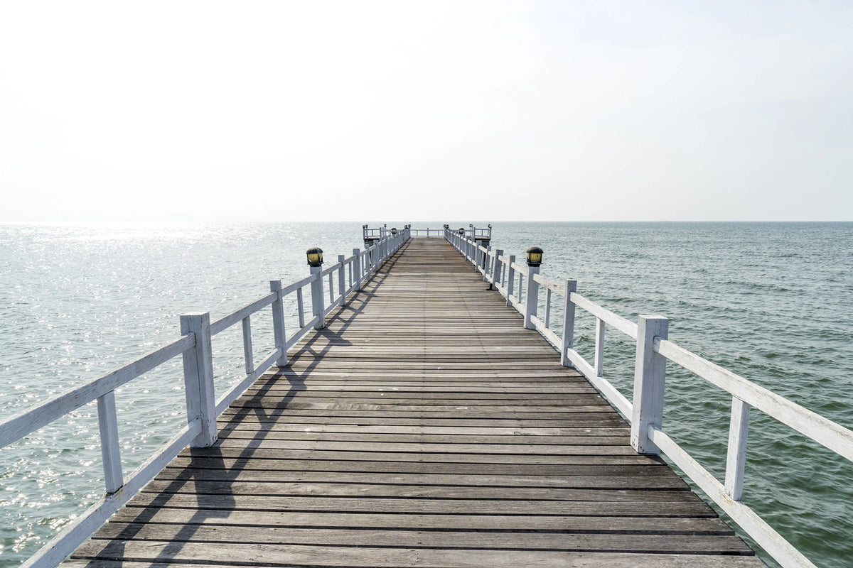 Hampton Pier Mural Wallpaper - pure wallpaper artwork