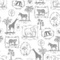 Animal Party Mural Wallpaper - pure wallpaper artwork