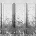 Patinated Panels, Smoke Mural Wallpaper - pure wallpaper artwork