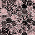 Mixed Memories, Dusty Pink Mural Wallpaper - pure wallpaper artwork