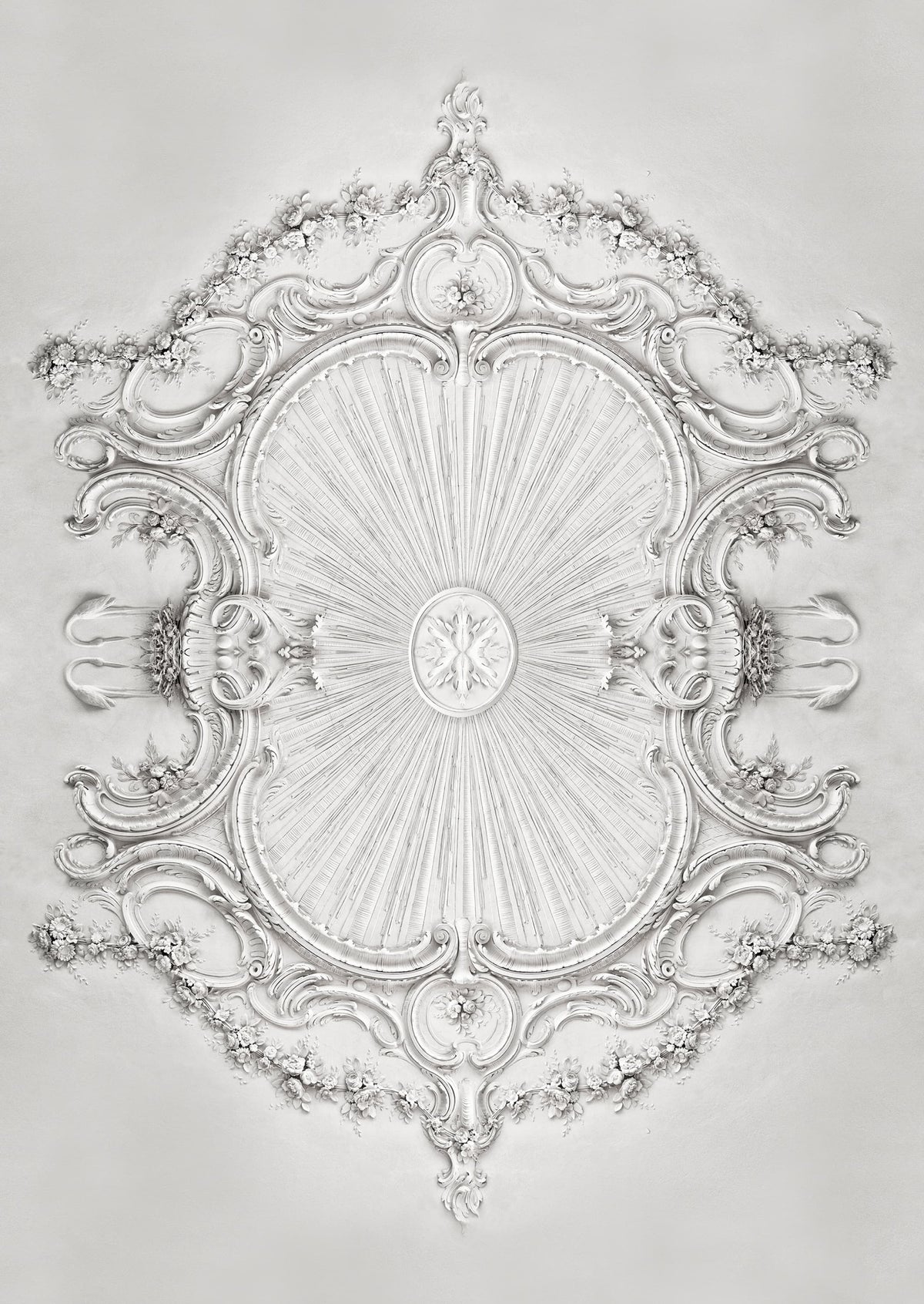 Stucco Gloria, Ceiling Mural Wallpaper - pure wallpaper artwork
