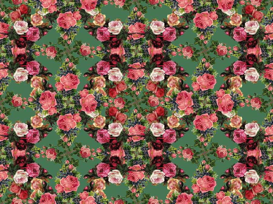 Floral Frida, Garden Mural Wallpaper