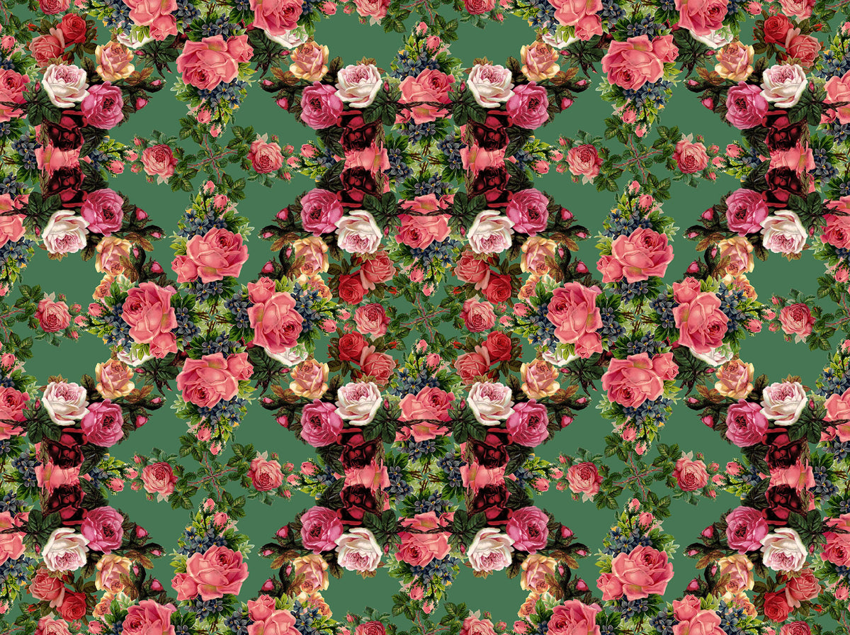 Floral Frida, Garden Mural Wallpaper - pure wallpaper artwork
