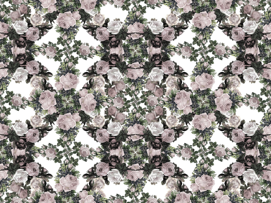 Floral Frida, Vintage Mural Wallpaper