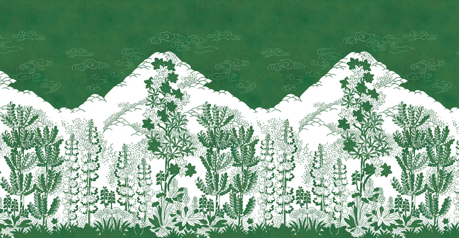 Eden, Green Mural Wallpaper
