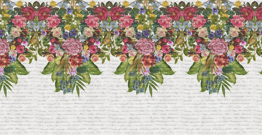 Flower Burst Mural Wallpaper