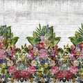 Flower Burst, Concrete Mural Wallpaper - pure wallpaper artwork