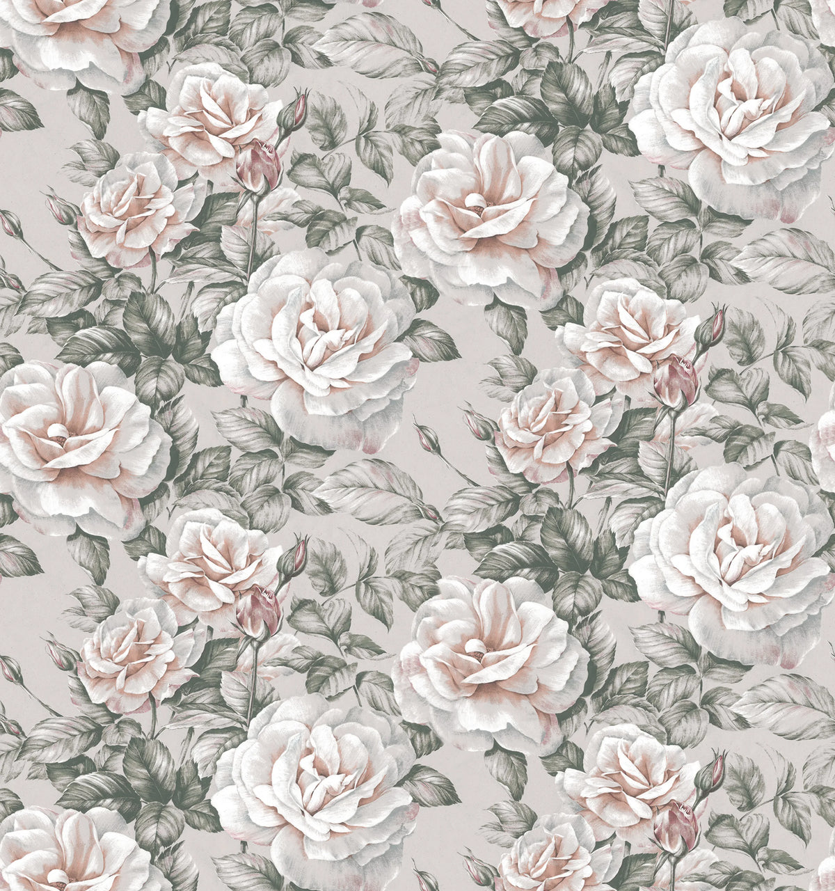 Nude Roses Mural Wallpaper - pure wallpaper artwork