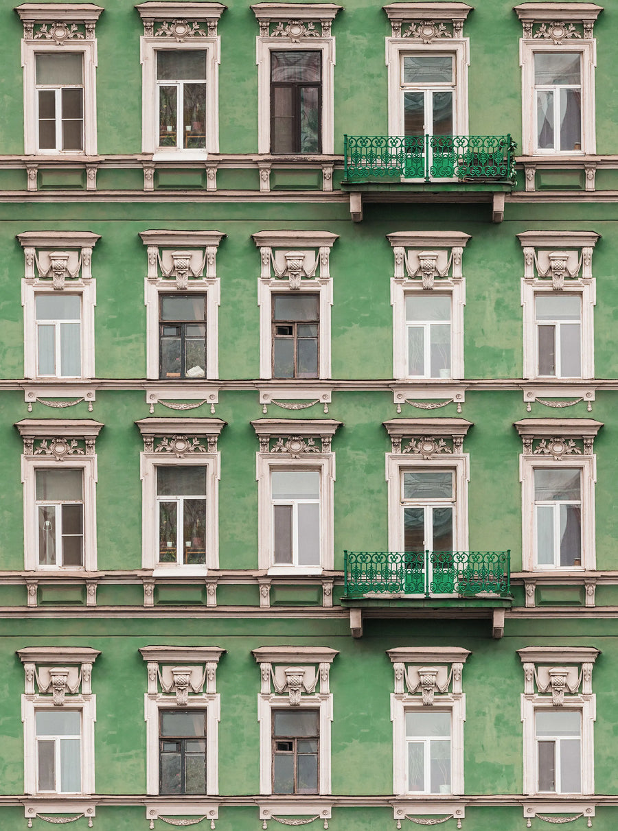 Strada Verde Mural Wallpaper