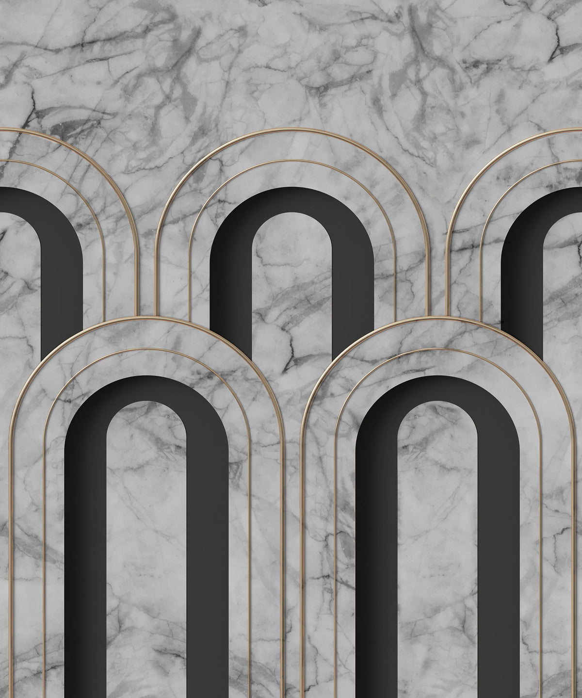 Arch Deco, Marble Mural Wallpaper - pure wallpaper artwork