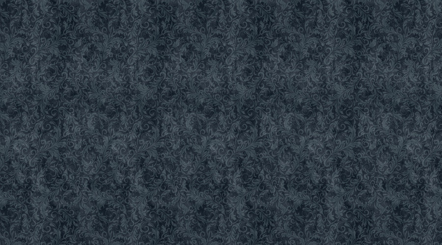 Twining Vines, Navy Mural Wallpaper