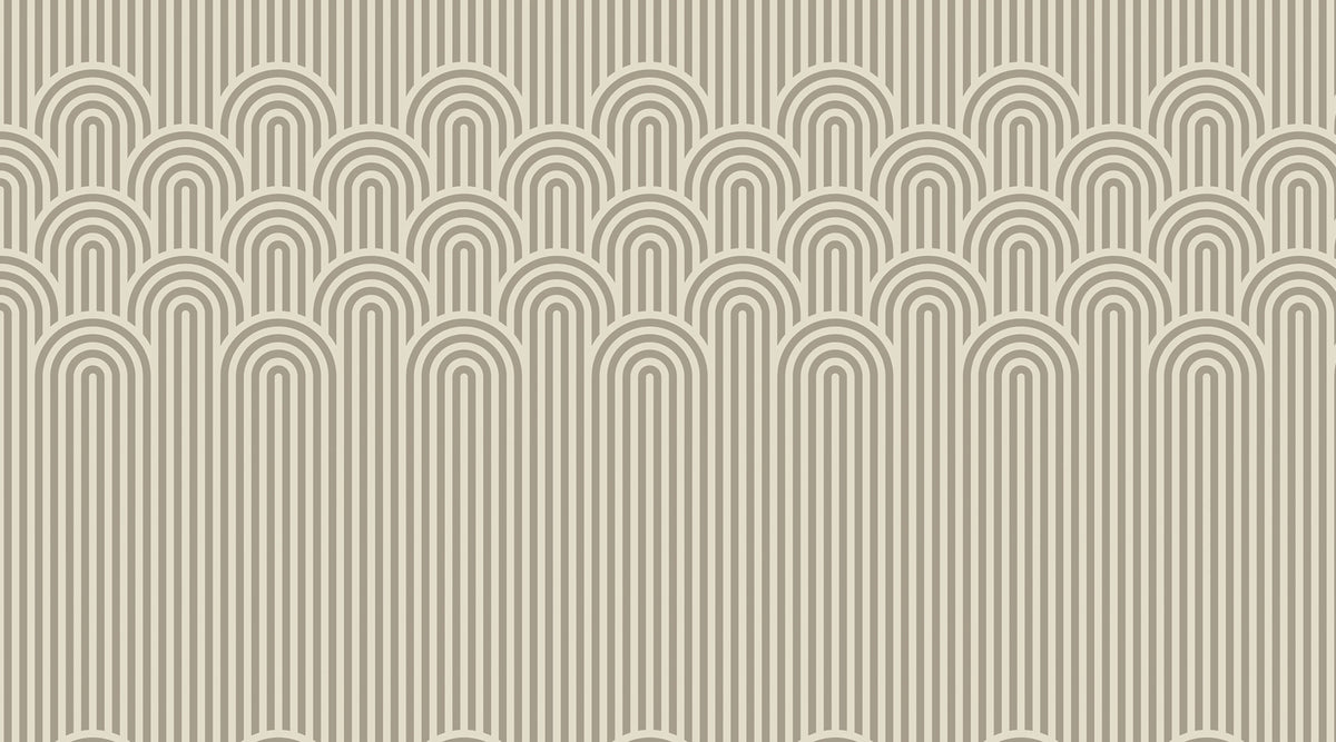 Happy Hills, Vanilla Mural Wallpaper - pure wallpaper artwork