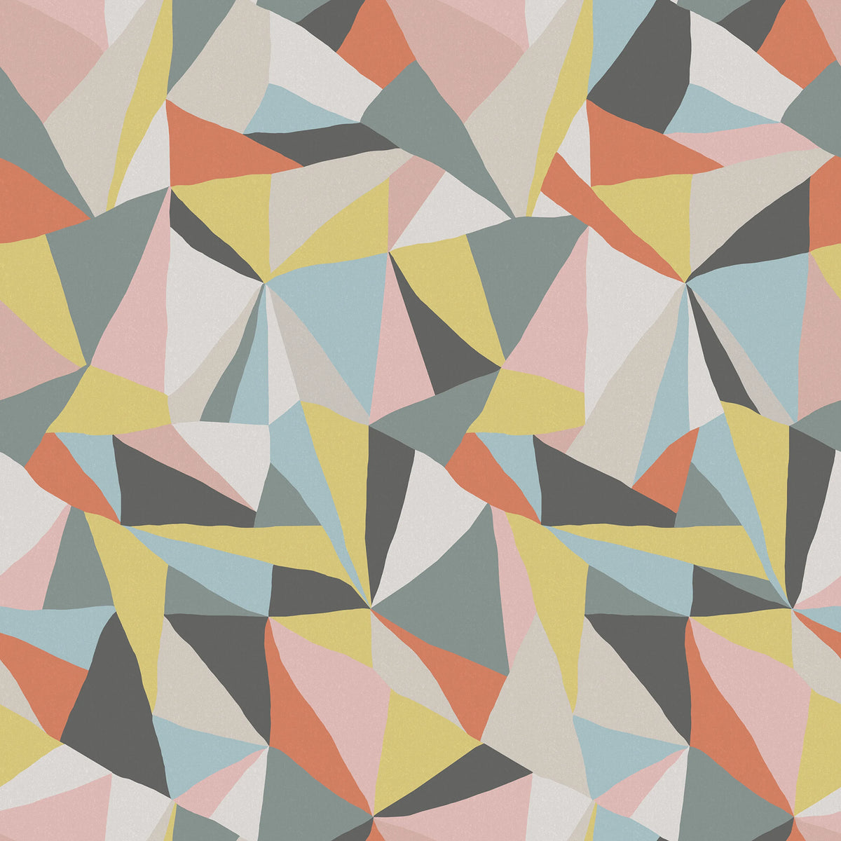Retro Geometry Mural Wallpaper - pure wallpaper artwork