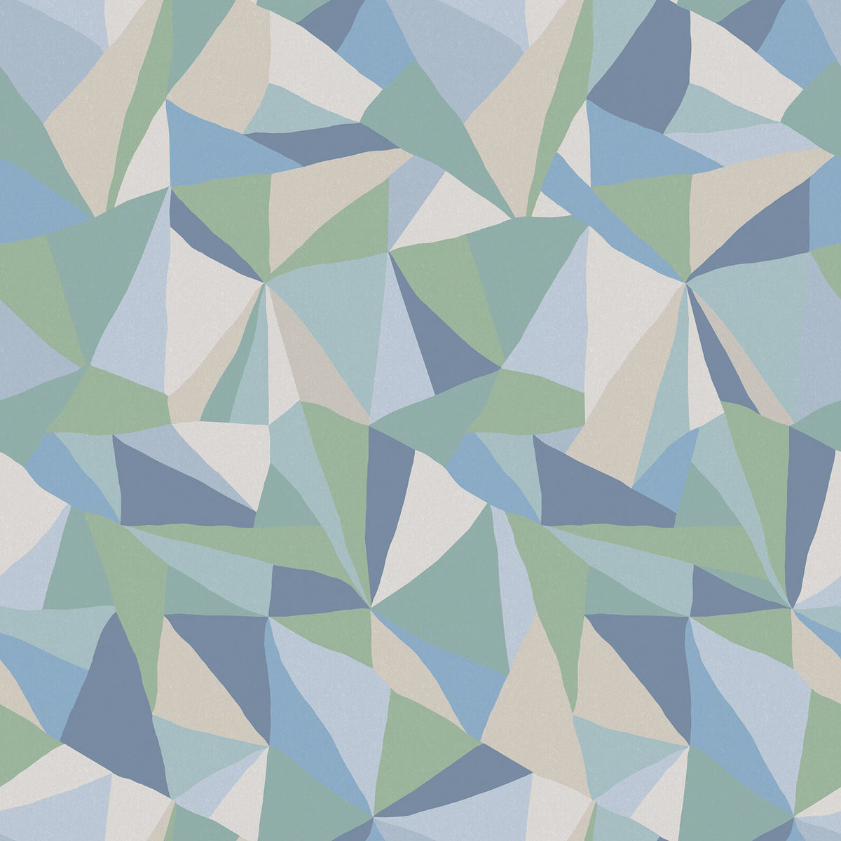 Retro Geometry, Ice Mural Wallpaper - pure wallpaper artwork