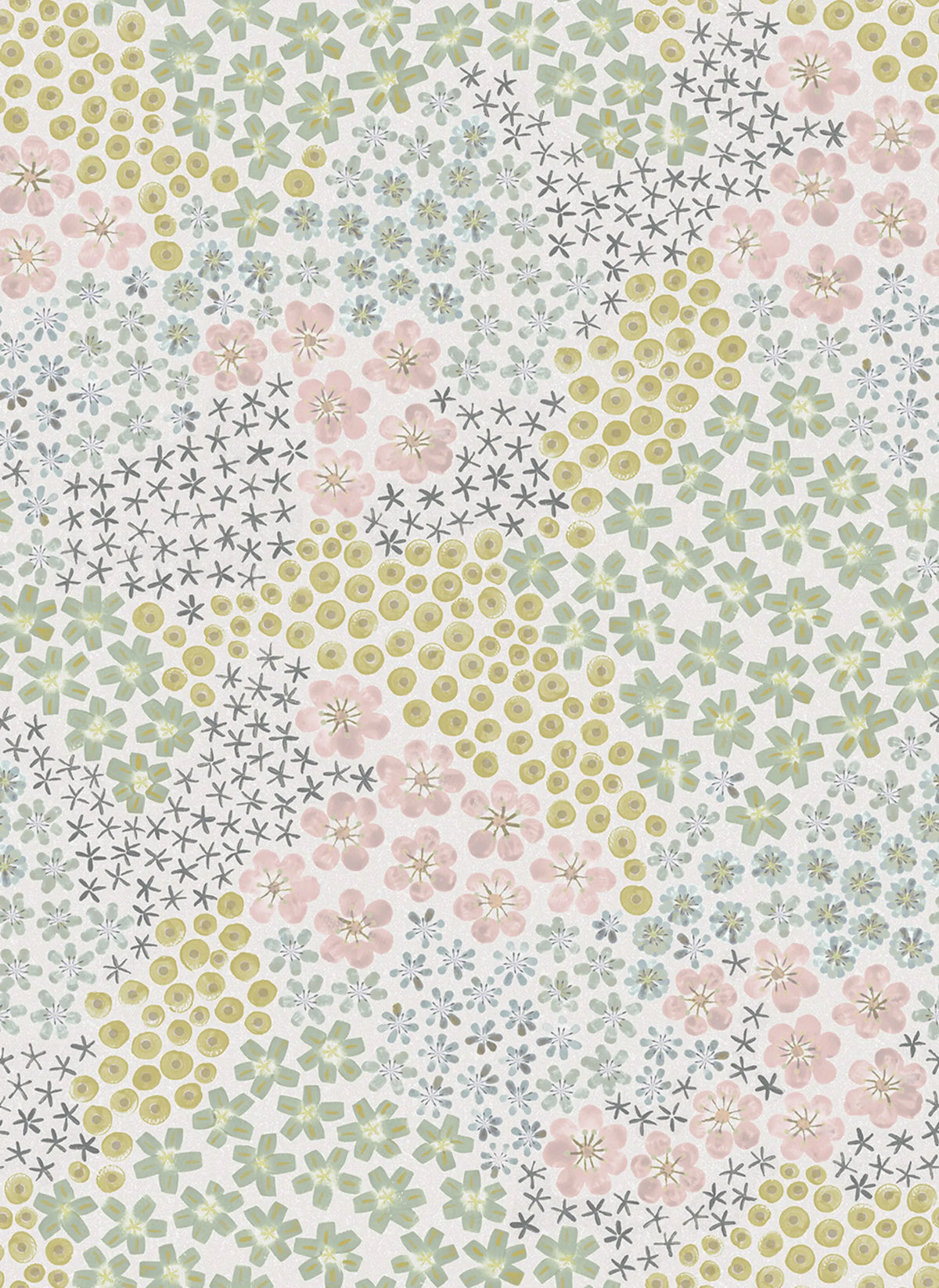 Perennials Mural Wallpaper - pure wallpaper artwork