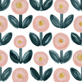 Flower Parade Mural Wallpaper - pure wallpaper artwork
